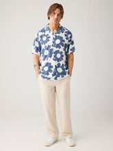 Charger l'image dans la galerie, Chemise à fleurs à courtes manches - Relaxed linen-mix print