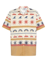 Charger l'image dans la galerie, Chemise à motifs plage à manches courtes - Relaxed print short sleeve shirt