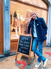 Charger l'image dans la galerie, Manteau en velours côtelé - Corduroy overshirt night sky