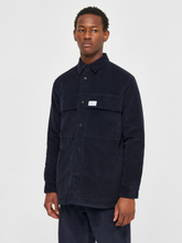 Charger l'image dans la galerie, Manteau en velours côtelé - Corduroy overshirt night sky