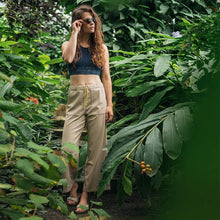 Charger l'image dans la galerie, Top de bikini bleu en Econyl