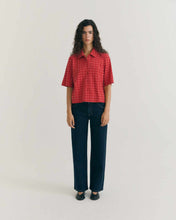 Charger l'image dans la galerie, Blouse seersucker à carreaux - Red checks seeresucker ane blouse