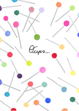 Charger l'image dans la galerie, Oups mes épingles