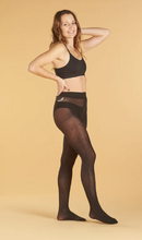 Charger l'image dans la galerie, Collant Cygnes ultra-résistant 40 deniers plumetis noir