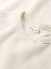 Charger l'image dans la galerie, Sweat écru - Loose fit heavy diagonal structure sweat egret