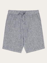 Charger l'image dans la galerie, Short en lin - Fig loose linen shorts vintage indigo