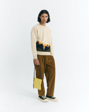 Charger l'image dans la galerie, Pull avec détail en mohair - Ecru aran bolita sweater
