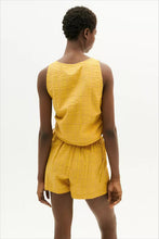 Charger l'image dans la galerie, Short en seersucker - Yellow geranio shorts