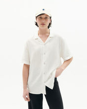 Charger l'image dans la galerie, Chemise à courtes manches en chanvre - White hemp jules shirt