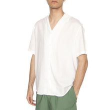 Charger l'image dans la galerie, Chemise à courtes manches en chanvre - White hemp jules shirt