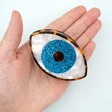 Charger l'image dans la galerie, Oeil bleu à paillettes