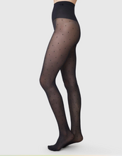 Charger l'image dans la galerie, Collant Doris dot noir 40 deniers