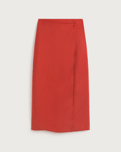 Charger l'image dans la galerie, Jupe longue en cupro rouge - Selina skirt