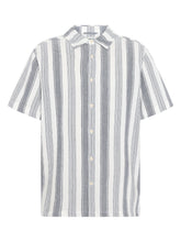 Charger l'image dans la galerie, Chemises rayées à manches courtes - Relaxed stripe short sleeve shirt
