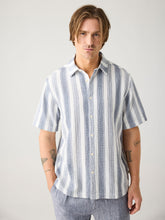 Charger l'image dans la galerie, Chemises rayées à manches courtes - Relaxed stripe short sleeve shirt
