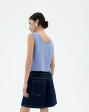 Charger l&#39;image dans la galerie, Top court - Justine persian blue
