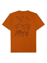 Charger l&#39;image dans la galerie, T-shirt avec illustration au dos - Cotton back print t-shirt pumpkin spice

