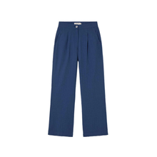 Charger l&#39;image dans la galerie, Pantalon en seersucker - Manolita cobalt
