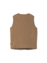 Charger l'image dans la galerie, veste teddy sans manches polyester recyclé two thrids weco store
