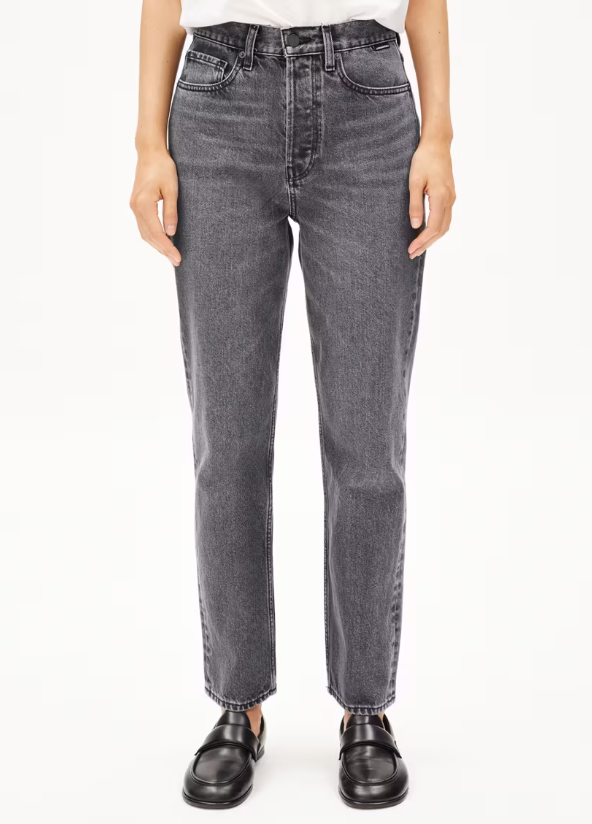 Jeans gris en coton bio et recyclé - Aaikala gloomy