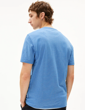 Charger l&#39;image dans la galerie, T-shirt rayé en coton bio - Jaames structure new
