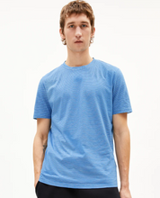Charger l&#39;image dans la galerie, T-shirt rayé en coton bio - Jaames structure new
