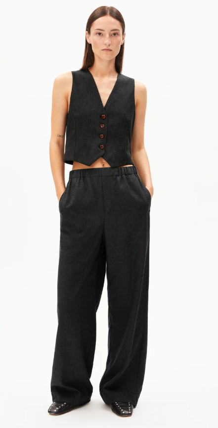 Pantalon classique évasé - Jonvaalie premium melange