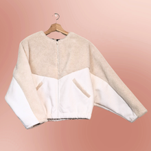 Charger l'image dans la galerie, Beetle's Needles - Bomber velours/teddy blanc
