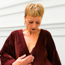 Charger l'image dans la galerie, Beetle's Needles - Sweat kimono chocolat
