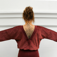 Charger l'image dans la galerie, Beetle's Needles - Sweat kimono chocolat
