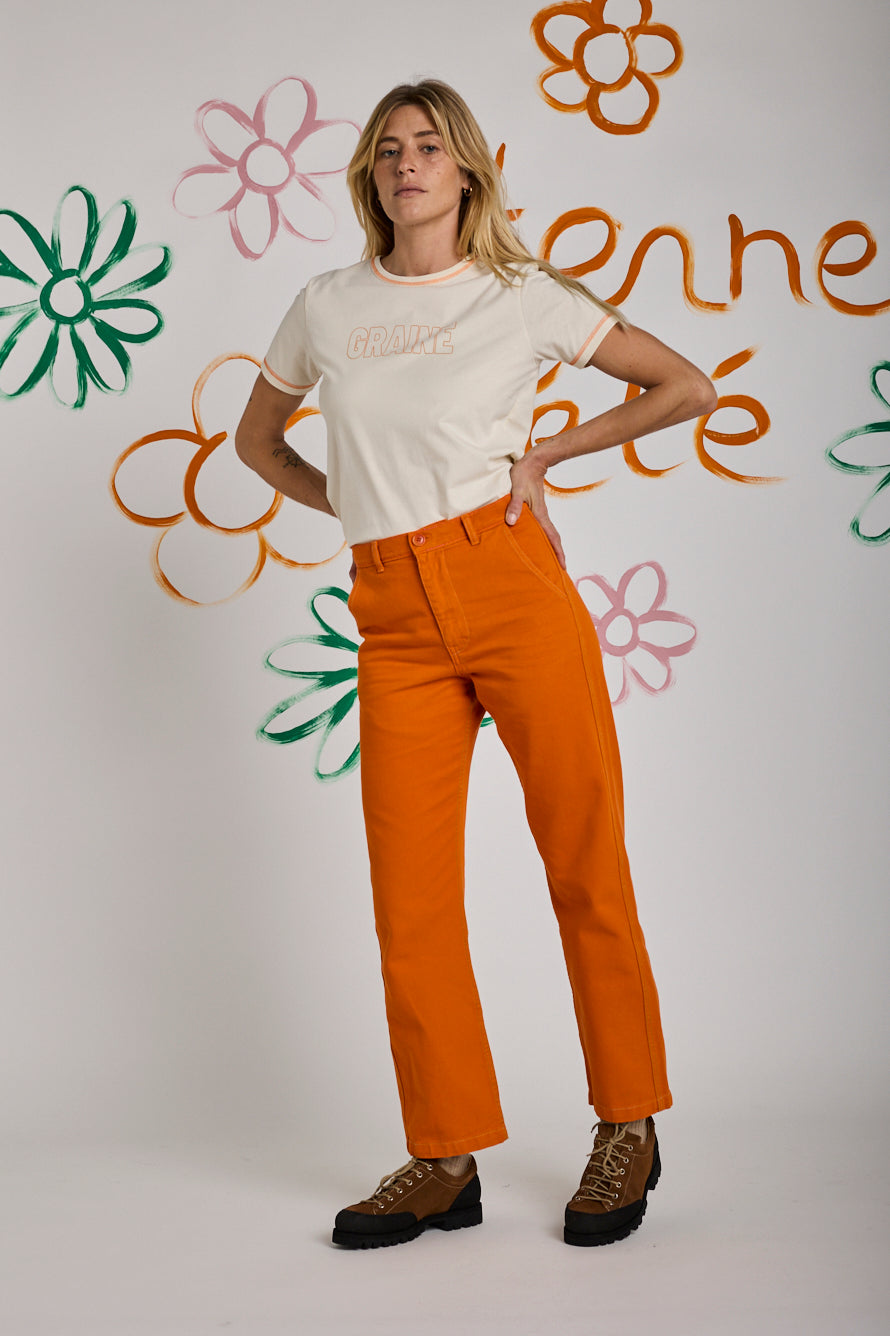 Pantalon en coton bio - Pigment
