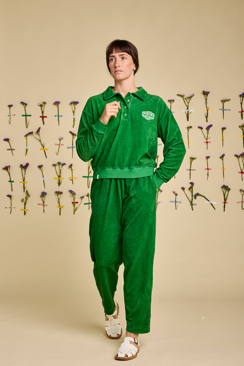 Pantalon Société - Vert gazon