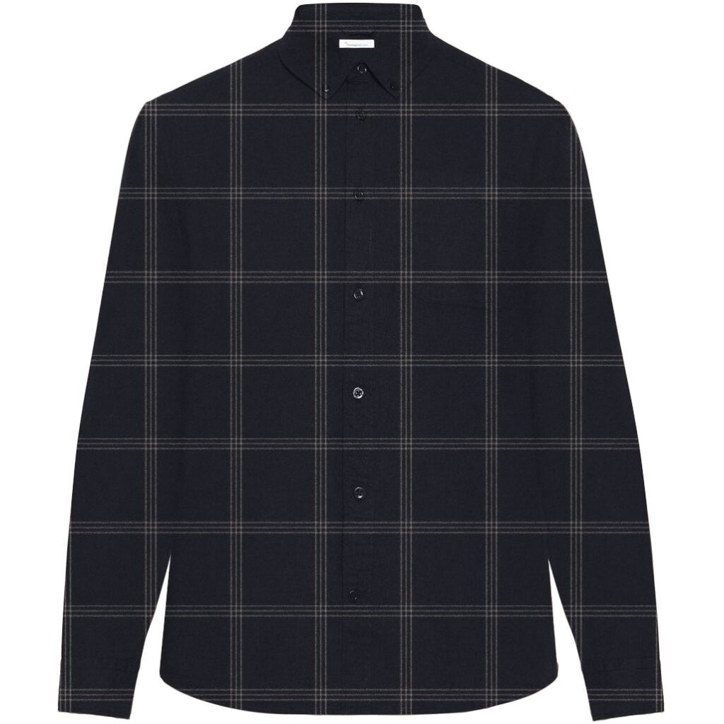 Chemise en laine merinos - Wool checkered shirt