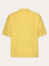 Charger l&#39;image dans la galerie, T-shirt boutonné - Boxy short sleeve knitted shirt yarrow
