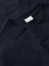 Charger l'image dans la galerie, Polo en mélange cachemire - Cashmere knit polo
