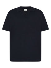 Charger l'image dans la galerie, Polo en mélange cachemire - Cashmere knit polo
