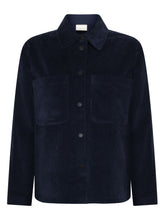 Charger l&#39;image dans la galerie, Surchemise en velours - Corduroy overshirt night sky
