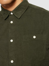 Charger l&#39;image dans la galerie, Chemise en velours - Corduroy shirt forrest night
