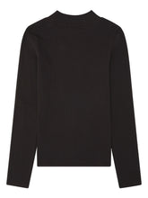 Charger l&#39;image dans la galerie, Rib high neck long sleeved - Chocolate Torte
