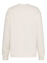 Charger l&#39;image dans la galerie, Sweat écru - Loose fit heavy diagonal structure sweat egret
