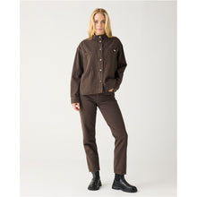 Charger l&#39;image dans la galerie, Pantalon droit - Stella slim twill chocolate torte
