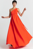Viscose linen - red