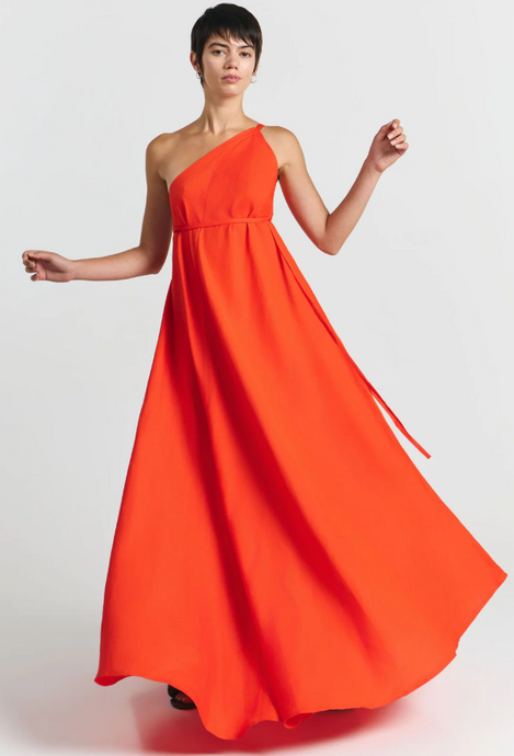 Viscose linen - red
