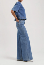 Charger l&#39;image dans la galerie, Jeans taille haute coupe évasée - Sara High Loose
