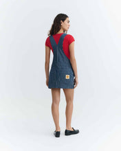 Charger l'image dans la galerie, Robe salopette à rayures - Railway stripes rafaela dress
