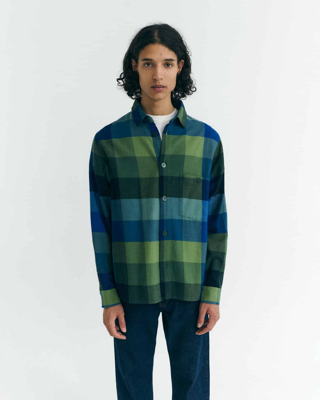 Chemise à carreaux larges - Lagoon theo shirt