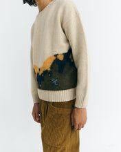 Charger l&#39;image dans la galerie, Pull avec détail en mohair - Ecru aran bolita sweater
