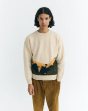 Charger l&#39;image dans la galerie, Pull avec détail en mohair - Ecru aran bolita sweater
