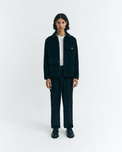 Charger l&#39;image dans la galerie, Pantalon cargo en velours - Navy corduroy max pants
