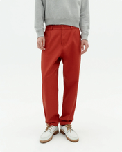 Charger l&#39;image dans la galerie, Pantalon en chanvre - Orange red hemp moero pants
